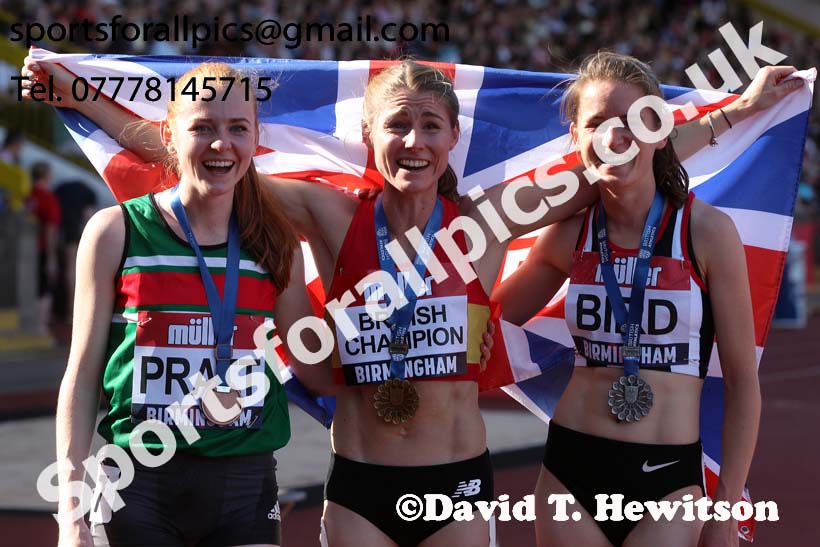 Womens 3000 metres steeplechase, 2019 Muller British Championships, Alexander Stadium, Birmingham. Photo: David T. Hewitson/Sports for All Pics